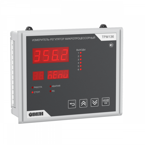 ОВЕН ТРМ136 [M02] — шестиканальный ПИД-регулятор с USB и RS-485